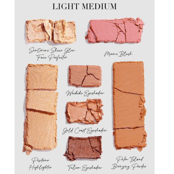 Ciate London Brazilian Glow Eye & Face Palette Eyeshadow Blush Bronze New - Picture 5 of 5